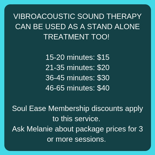 Vibroacoustic Sound Therapy Soul Ease Massage